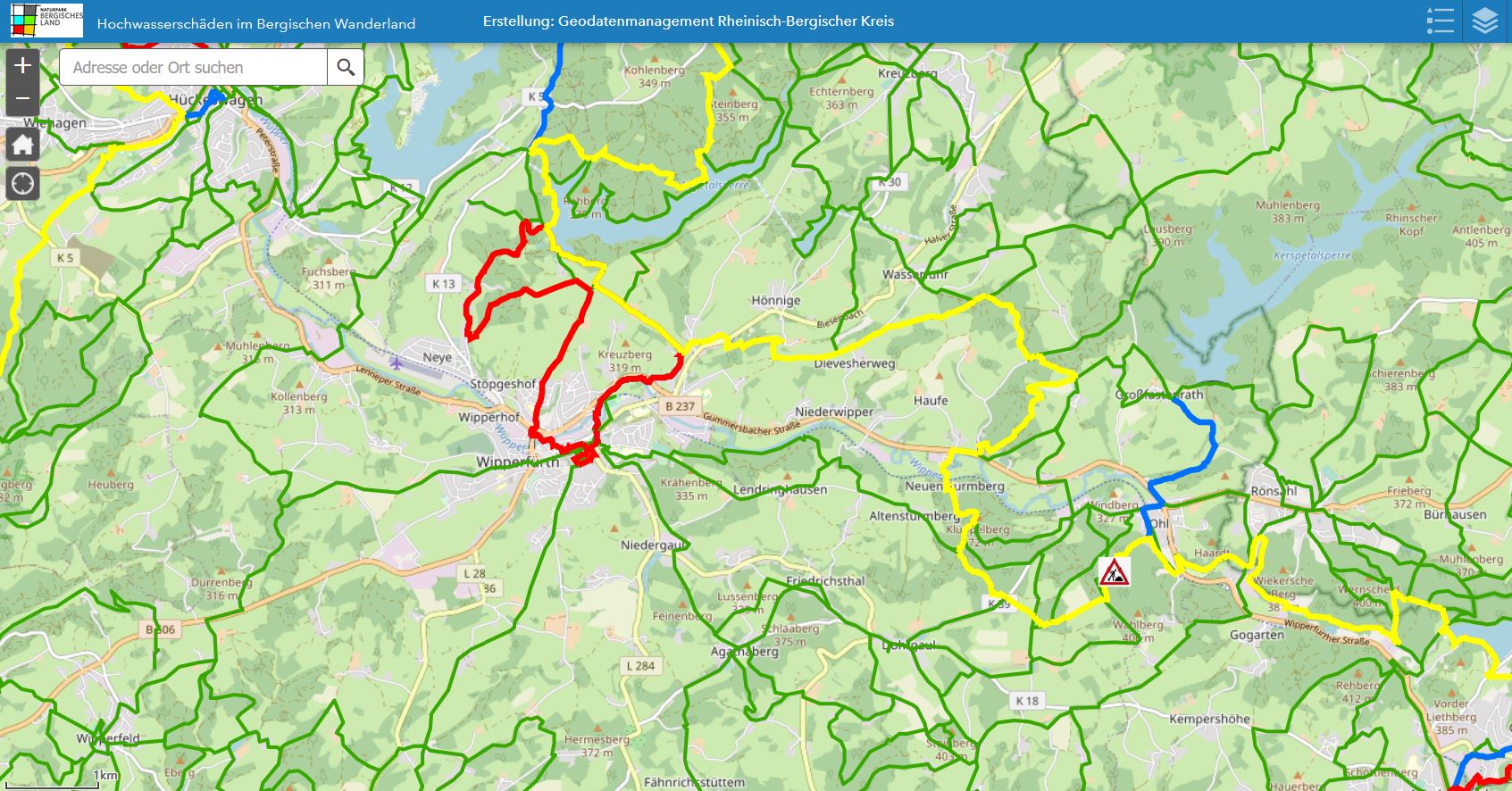 Wandern Tourismus Wipperfürth